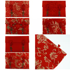 Large Size Lucky Money Silk Brocade Red Envelopes for New Year