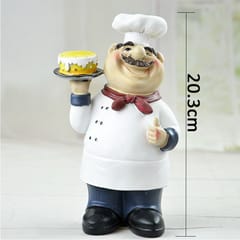 Italian Chef Shaped Kitchen Ornaments Resin Cook Statue
