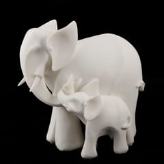 Home Decoration Lucky Elephant Ornaments Furnishing Articles Ornament White