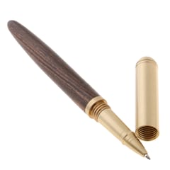 High Grade Redwood Brass Roller Ball Pen Writing Stationery Office Supply G
