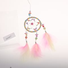 Handmade Dream Catcher Net With Feather Wall Hanging Decoration Ornament 4