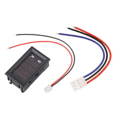 Mini Digital Voltmeter Ammeter DC0-100V 10A 0.28 Blue&Red LED Dual Display"