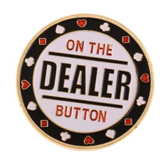 Metal Banker Chips Press Card Poker Chips Accessories Souvenir