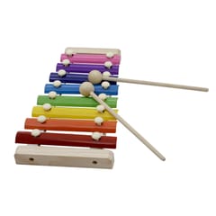 8-Note Colorful Xylophone Glockenspiel with Wooden Mallets ()