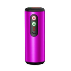 Air Purifier For Car Home Or Office Anion And Ozone Two Mode(Rose red)