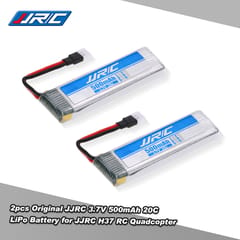 2pcs Original JJR/C 3.7V 500mAh 20C LiPo Battery for JJR/C ()