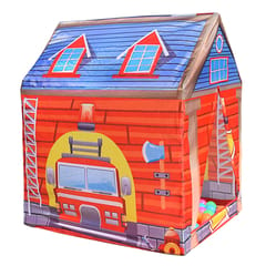 Fire Control Themed Tent Children Playhouse for Kids Indoor Outdoor Play
