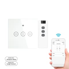 90-250V Wifi Curtain Switch App Remote Control Voice Control