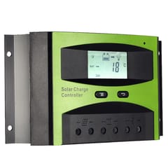 30A 12V/24V Solar Charge Controller Pwm Charging Temperature green &amp; black