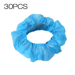 30Pcs Disposable Toilet Covers Cushions Seat Cover Non-Woven Blue