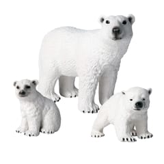 Collectible Animal Figurines Polar Bear Miniatures Home Ornaments Decor Toy