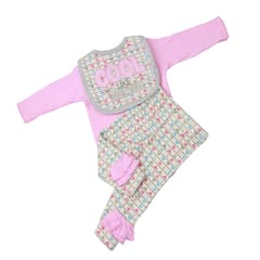 Cool Romper Pants Bib Set for 22''-23'' Reborn Baby Girl Doll Clothes