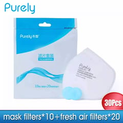 30Pcs Purely Anti-Pollution Air Sport Mask Replaceable