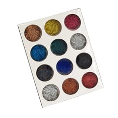 12 Colors/Set Crystal String Nail Art Striping Line Metallic Multicolor