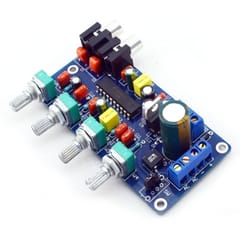DC 12V LM1036n LM1036 HiFi Stereo Audio Amplifier Bass / Treble / Balance / Volume Control Board