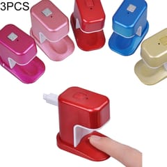 3 PCS 3W Mini Finger Phototherapy LED Beauty Nail Lamp USB Charging Fingernail Drying Machine, Random Color Delivery