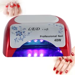 48W UV + LED Automatic Sensor Nail Lamp Fingernail Gel Curing Dryer without Display, AC 100-240V