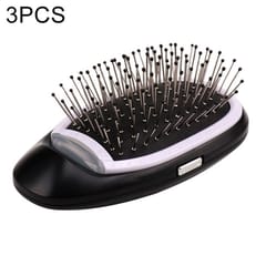 3 PCS Lonic Electric Hairbrush Portable Electric Negative Ions Hair Comb Hair Modeling Styling Magic Hairbrush