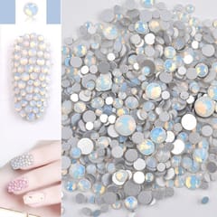 1 Pack Mixed Size  Crystal Colorful Opal Nail Art Rhinestone Decorations Glitter Gems 3D Manicure Accessory Tools