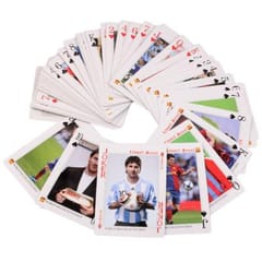 Football Star Messi Pattern Poker Cards Playing Set Collection