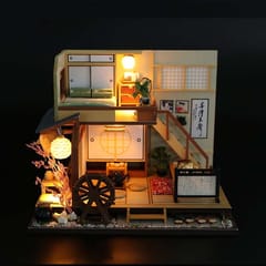 DIY Construction Hand-assembled Wooden House Miniature Doll House Creative Wooden Toys