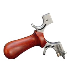 Comfortable Wooden Handle Quick-release Rubber Band Slingshot