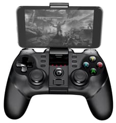 ipega PG-9077 Bluetooth Game Controller Gamepad, For Galaxy, HTC, MOTO, Android TV Box, Android TV, PC (Black)