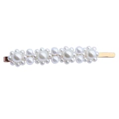 Simulated Pearl Women Lady Wedding Hair Pin Hair Clips Accessories Gold