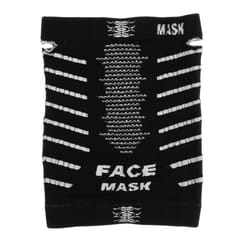 Seamless Cycling Face Mask Sport Scarf Headscarf Headwear Band Black
