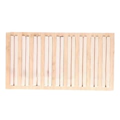 Bamboo Wooden Jewelry Display Plate Rings Earrings Storage Stand for Shop