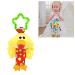 Baby Rattles Toys Stroller Hanging Soft Cute Animal Doll Crib Bed Hanging Bells Toys (Chicken)
