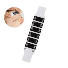 Forehead Thermometer Strips Instant Read Thermometer Strip (White) 1 Pcs