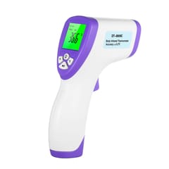 Digital IR Thermometer LCD Non-contact Infrared Thermometer (Purple)