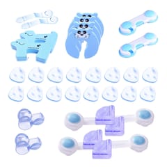 Baby Proofing Set 6 Child Safety Locks + 16 Outlet Plugs +