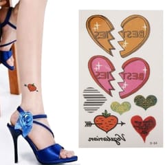 Beautiful Heart Pattern Temporary Tattoo Stick