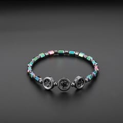 3 PCS Weight-Loss Magnet Anklet Colorful Stone Magnetic Therapy Bracelet Anklet