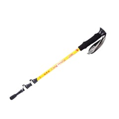 Aluminum Alloy Telescopic Walking Skiing Stick Trekking Hiking Pole Yellow