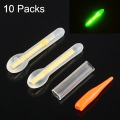 10 Packs Bulb Shape Luminous Float Night Fishing Light Stick, Visibility: 30m, Size: 3.0 x 25mm