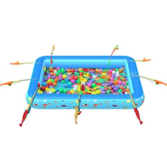Children Inflatable Square Swimming Pool Fishing Pool Ball Pool, Size:180 x 130 x 25cm