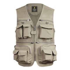Fishing Vest Breathable Fishing Travel Mesh Vest with Zipper