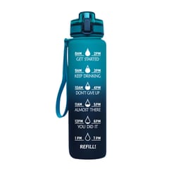 1L Motivational Sports Water Bottle Leakproof Flip Top Water
