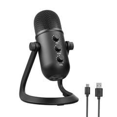USB Microphone Multifunctional Microphone Home Office (Black)