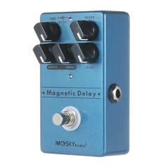 MOSKYaudio Delay Reverberation Effect Pedal Guitar Effects (Blue)