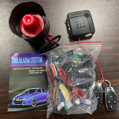 Aumotop Universal Car Vehicle Security System Burglar Alarm (Multicolor)