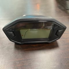 Aumotop Motorcycle Speedometer Universal Tachometer LCD (Black)