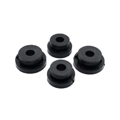 4 Radiator Mounting Rubbers 90 110 2.25, 2.5 Replacement for (Black)