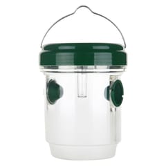 Solar Bee Catcher with LED Light Transparent Wasp Trap (Green)