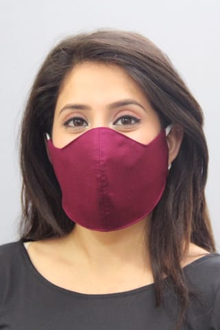 Wine Set of 5 Non Surgical Cloth Mask