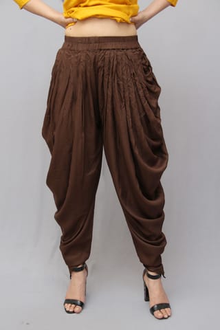 Solid Brown Dhoti