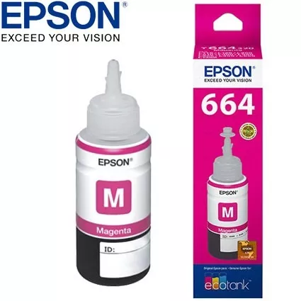 Epson T664 Ink Bottle (70mL) Magenta